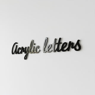 Stunning Acrylic Letters with Laser Cutting Machines