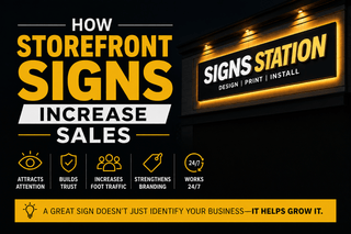 How Storefront Signs Increase Sales - Signs Station & Printing