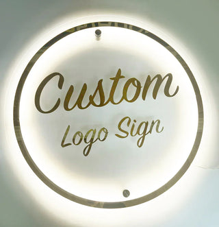 Indoor LED Custom Acrylic Backlit Sign