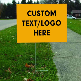 Corrugated Sign
