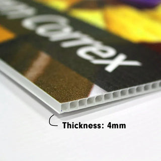 Corrugated Sign