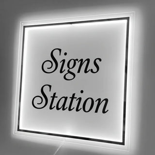 Indoor LED Custom Acrylic Backlit Sign