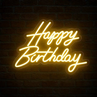 Happy Birthday Neon Sign - Signs Station & Printing
