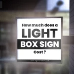 lightbox sign cost